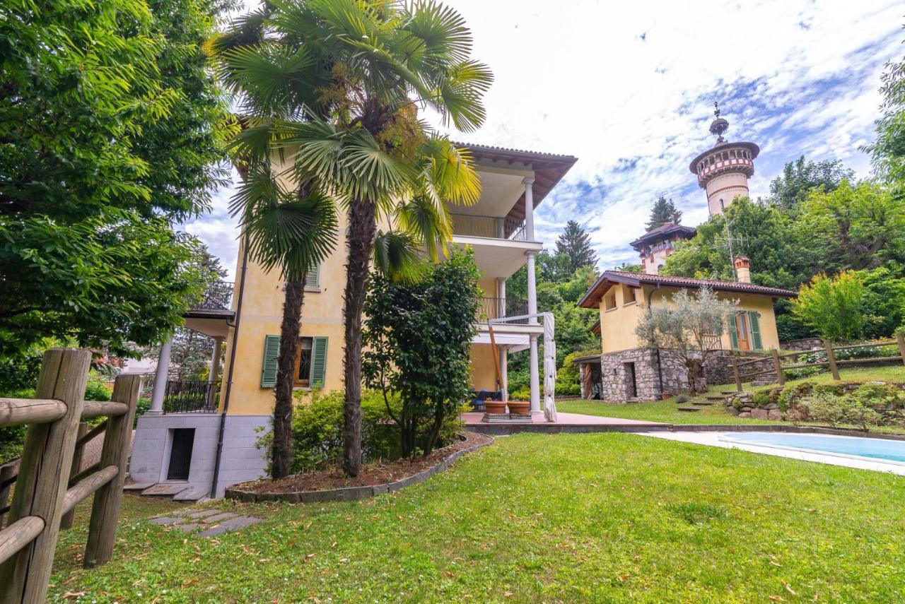 La Dependance Immersa Nel Parco Della Villa Isabella สเตรซา ภายนอก รูปภาพ